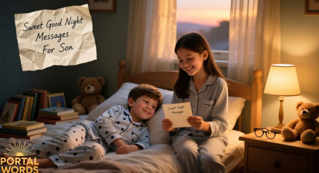 Sweet Good Night Messages For Son