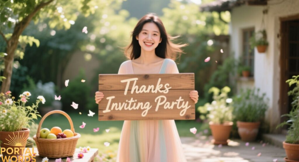 Thanks Inviting Party