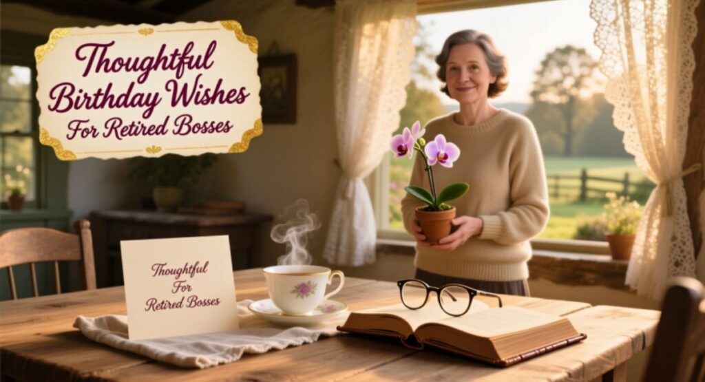 Thoughtful Birthday Wishes For Retired Bosses