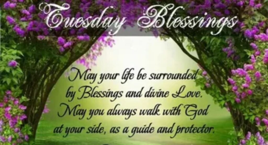 Tuesday Blessings Message