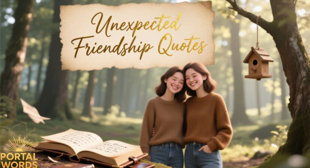 Unexpected Friendship Quotes Instagram