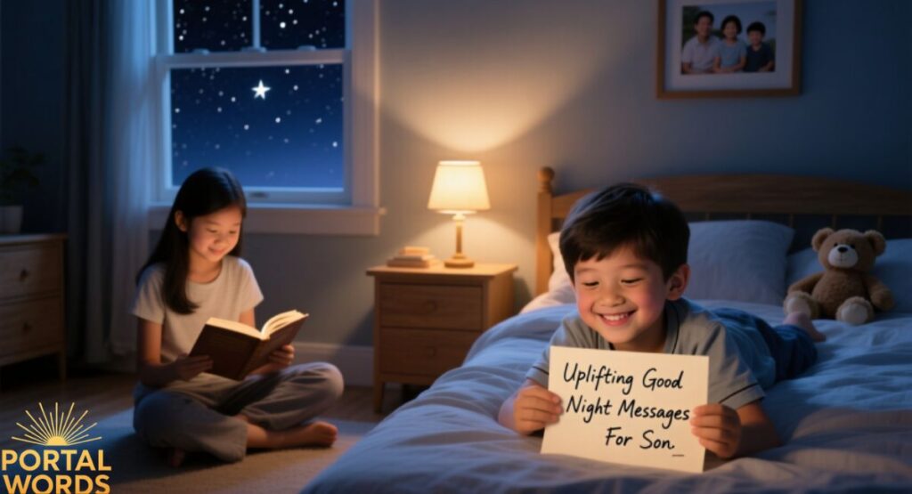 Uplifting Good Night Messages For Son