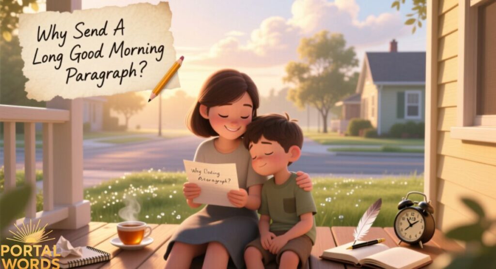 Why Send A Long Good Morning Paragraph?