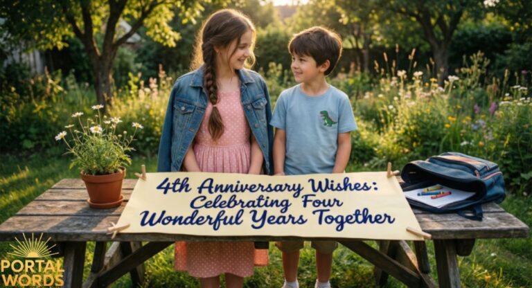 4th Anniversary Wishes: Celebrating Four Wonderful Years Together