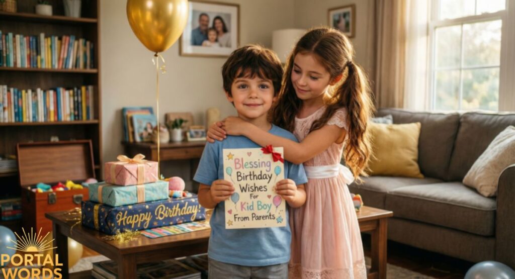Blessing Birthday Wishes For Kid Boy From Parents