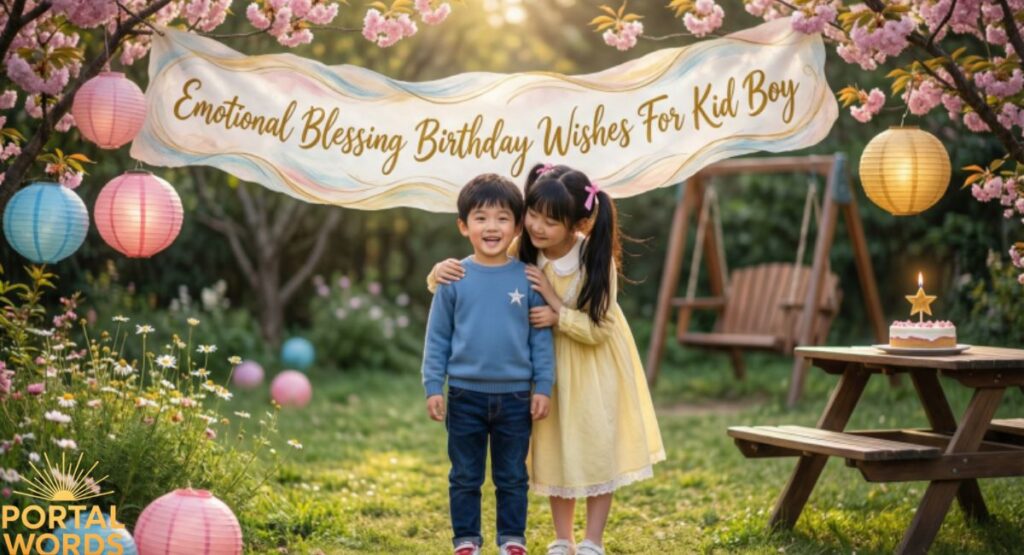 Emotional Blessing Birthday Wishes For Kid Boy