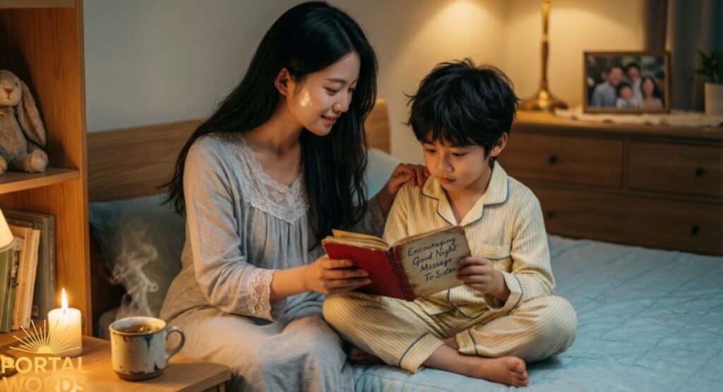 Encouraging Good Night Message To Sister