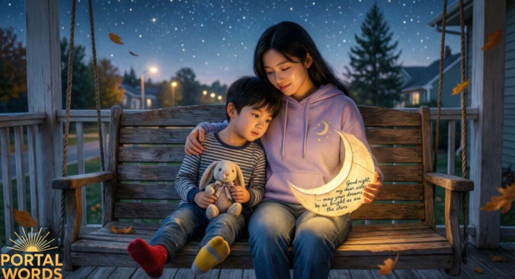 Inspirational Good Night Message To My Sister