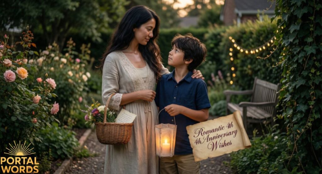 Romantic 4th Anniversary Wishes